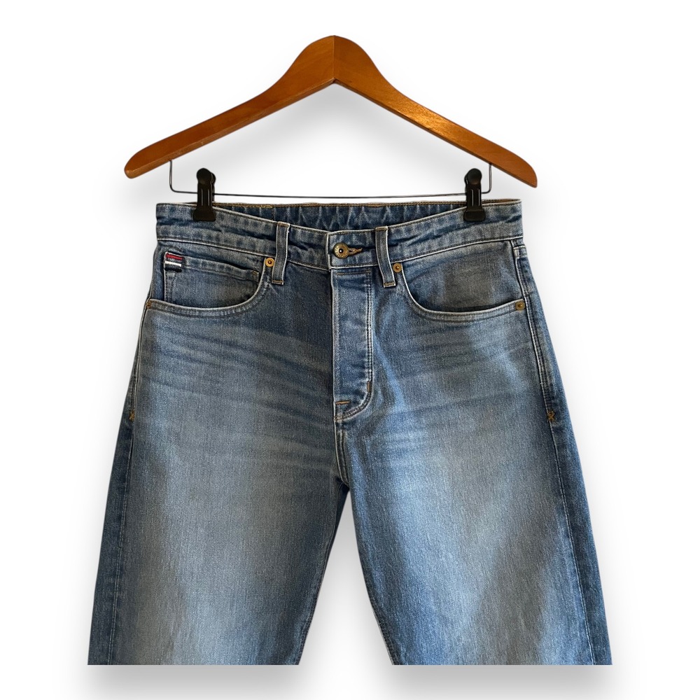 Wies Made Jackie Straight Leg Jeans Blue Denim Made‎ in USA Womens 26x30